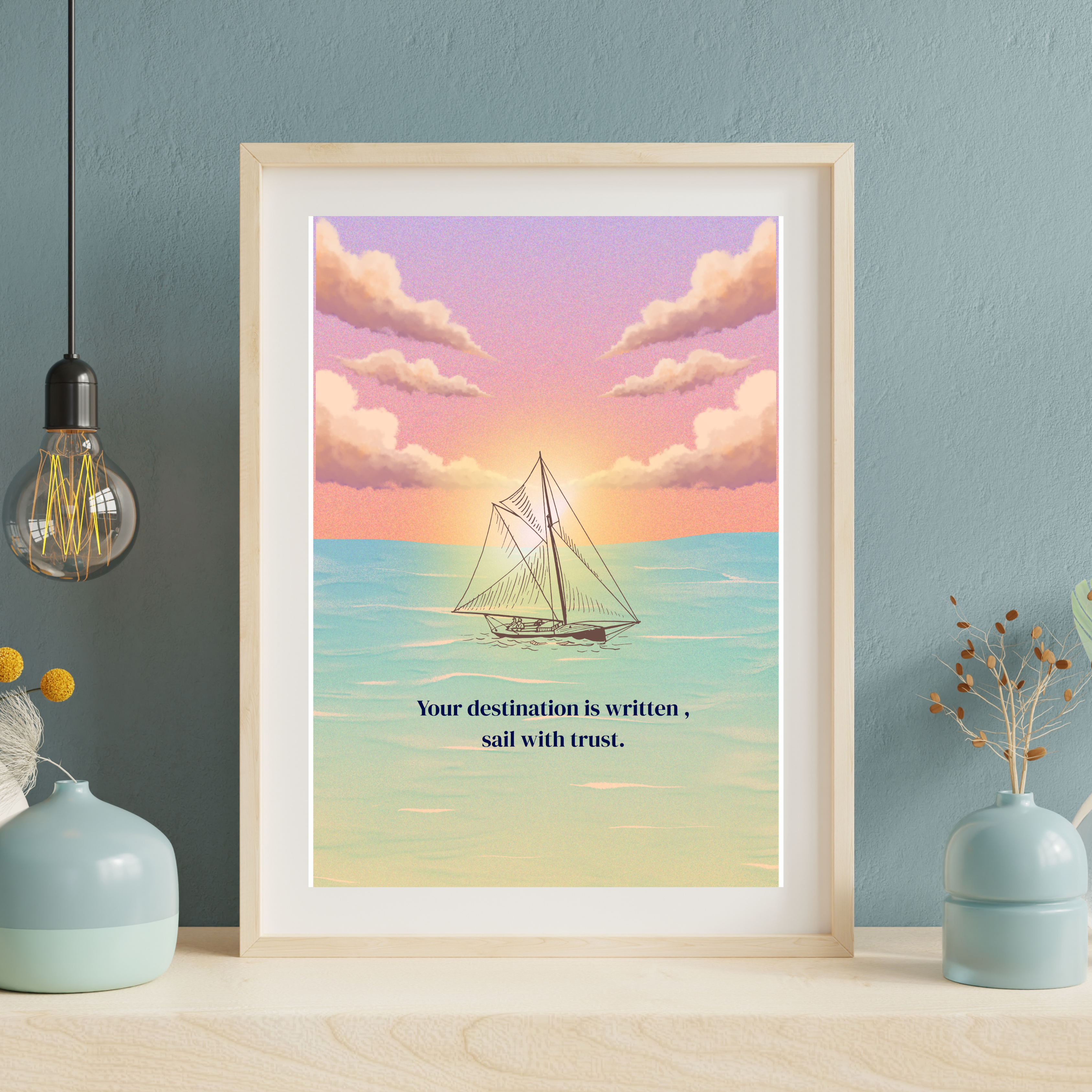 Tawakkul Ocean Wall Art - Digital Download